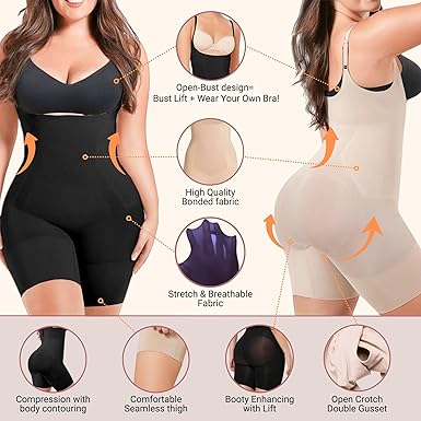4-in-1 Tummy Tucker - Quick Slim Shaper for Tummy, Thighs, Hips, Back [COOL & BREATHABLE]